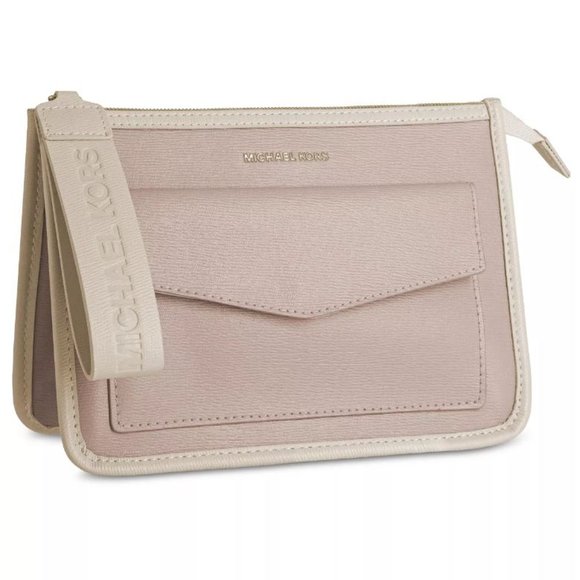 Michael Kors Bags Michael Kors Pale Pink Trousse Bag Wristlet Dust Bag New Poshmark
